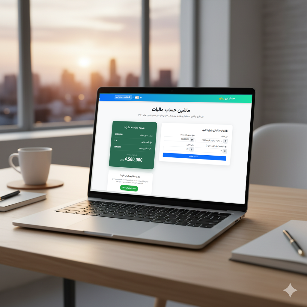 ماشین حساب آنلاین مالیات